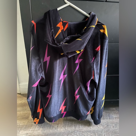 Aviator Nation Bolt Repeat Velvet Hoodie - Picture 3 of 3